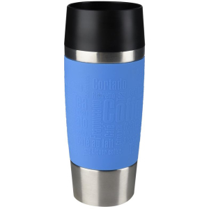 Термокухоль Tefal Travel Mug блакитний 0.36 л (K3086114) краща модель в Хмельницькому