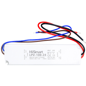 Блок питания HiSmart 24V 4.2A 100W IP67 (LPV-100-24)