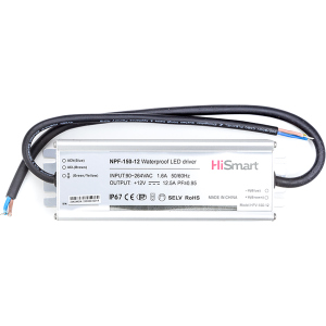 купить Блок питания HiSmart 12V 125A 150W PFC IP67 (NPF-150-12)