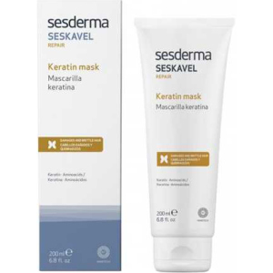 Восстанавливающая маска для волос Sesderma Seskavel Keratin Mask с кератином 200 мл (8429979435309) рейтинг