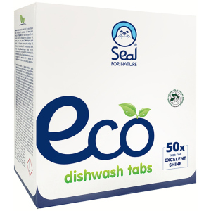 Таблетки для посудомийної машини Seal Eco for Nature для миття та полоскання посуду 50 шт (4750104001705) в Хмельницькому