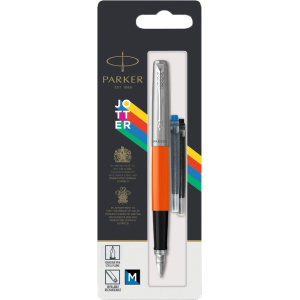 Ручка перьевая Parker Jotter 17 Plastic Orange CT FP M блистер (15 416) ТОП в Хмельницком