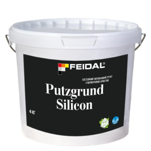 Адгезійний силіконовий ґрунт з мармуровою крихтою 4кг FEIDAL Putzgrund Silicon