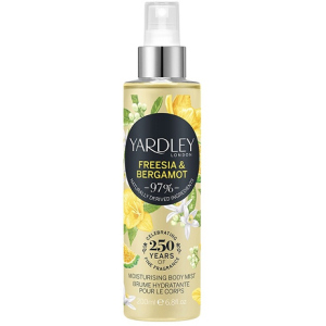 Мист увлажняющий парфюм для тела и волос Yardley Freesia & Bergamot Moisturising Fragrance Body Mist 200 мл (5056179301696) надежный