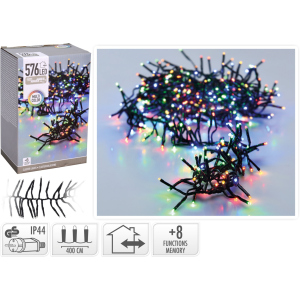 Гірлянда Christmas Decoration 576 LED ламп різнокольорова 7.2 м (AX9502420) ТОП в Хмельницькому