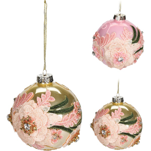 Набір ялинкових куль Christmas Decoration 10 см 6 шт (ACT504710) краща модель в Хмельницькому