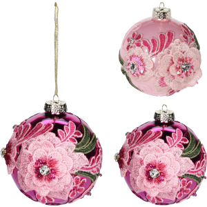 Набір ялинкових куль Christmas Decoration 10 см 6 шт (ACT504730) краща модель в Хмельницькому