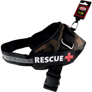 Шлея усиленная Pet Nova Rescue+ XL 70-90 см Камуфляжная (HA-RESCUE-CAMUFLAGE-XL) (5903031442366) в Хмельницком