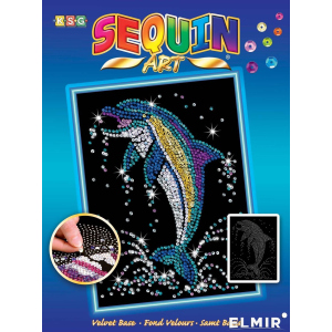 Набір для творчості Sequin Art Blue Dolphin 25х34 см (SA1516)