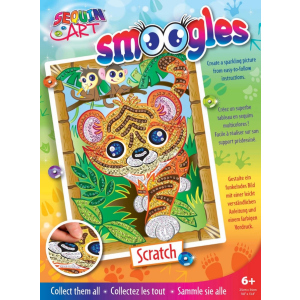 Набір для творчості Sequin Art Smoogles Тигр 25х34 см (SA1815) в Хмельницькому