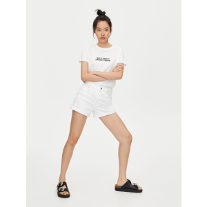 Шорти джинсові Pull & Bear 5693300b26 W35 Білі (KC100000016274)