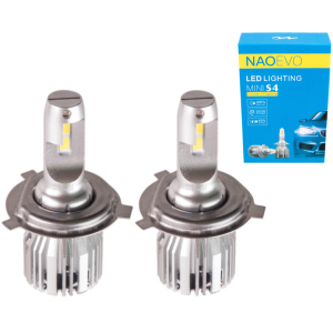 Автолампи NAOEVO S4/LED/H4/Flip Chip/9-16V/30W/3600Lm/EMERGENCY3000K/3000K/4300K/6500K (S4-H4) в Хмельницькому