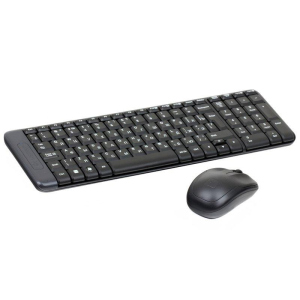 Комплект Logitech Wireless Desktop MK220 (920-003169) Black лучшая модель в Хмельницком