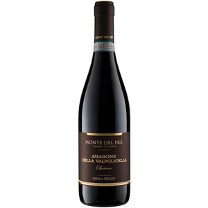 Вино Monte Del Fra Amarone Della Valpolicella Classico 2015 червоне сухе 0.75 л 15.5% (8032589500130)