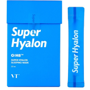 Набір нічних масок для обличчя VT Cosmetics Super Hyalon Sleeping Mask Інтенсивно зволожуючих 4 мл х 20 шт (8809559629364) краща модель в Хмельницькому