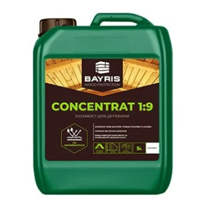 Биозащита для древесины Concentrat 1:9 Бесцветная Bayris 5л ТОП в Хмельницком