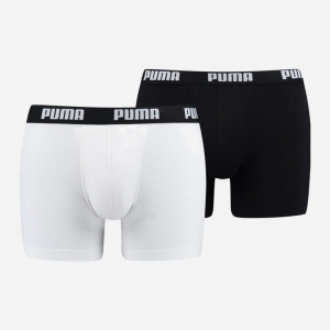 Трусы-шорты Puma Basic Boxer 2P 90682307 XL 2 пары White-Black (8718824609706) в Хмельницком