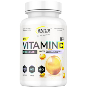 Витамины Genius Nutrition Vitamin C 60 таблеток (7353798853628) ТОП в Хмельницком