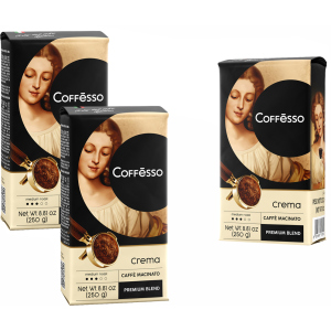 Набір меленої кави Coffesso Crema 250 г х 2+1 безкоштовно (2300000010145)