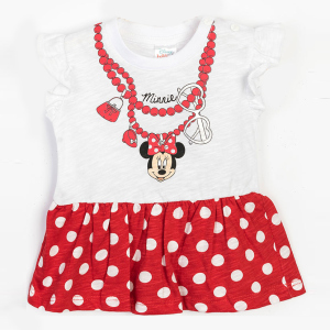 Сукня Disney Minnie Mouse MN15545 68-74 см Біла з червоним (8691109789860) ТОП в Хмельницькому