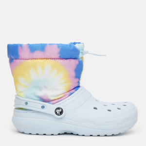 Резиновые сапоги Crocs Classic Lined Neo Puff Tie Dye Boot 207328-4JQ 38 (M6W8) 24.6 см Mineral Blue (191448822733) рейтинг