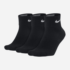 Шкарпетки Nike Perf Cush Qt 3Pr SX4703-001 S (34-38) 3 пари Чорні (884726565032) краща модель в Хмельницькому