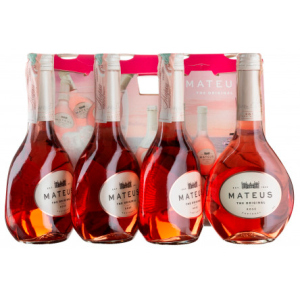 Вино Mateus Rose Multi-Pack рожеве напівсухе 0.25 л 4 шт 11% (5601012011425) краща модель в Хмельницькому