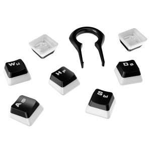 Набір ковпачків для механічних клавіатур HyperX Pudding Keycaps (HKCPXA-BK-RU/G) краща модель в Хмельницькому