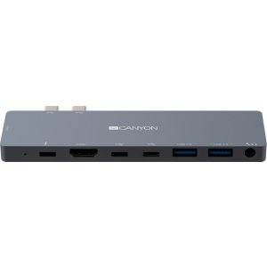 Мультипортова док-станція Canyon 8-в-1 USB Type C (CNS-TDS08DG) в Хмельницькому