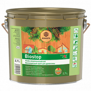 Антисептик для дерева Eskaro Biostop 2.7 л прозрачный в Хмельницком