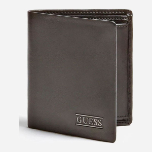 Чоловіче портмоне Guess NEW BOSTON SM BILLFOLD W/C PKT SM2513LEA22-BLA Чорне (800070136323)