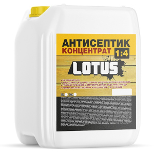 Антисептик для захисту деревини концентрат 1:4 LOTUS 10л ТОП в Хмельницькому