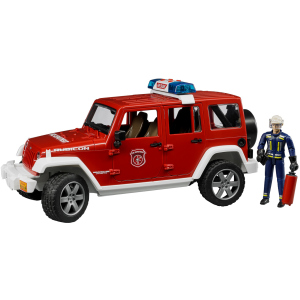 Пожежний джип Bruder Wrangler Unlimited Rubicon із фігуркою пожежного (02528) в Хмельницькому