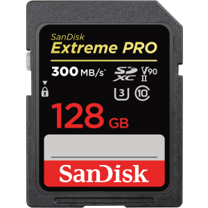 SanDisk Extreme PRO SDXC 128GB Class 10 UHS-II V90 (SDSDXDK-128G-GN4IN) ТОП в Хмельницком