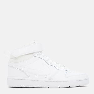 Кроссовки детские Nike Court Borough Mid 2 (Gs) CD7782-100 35 (4Y) Белые (193152386495) ТОП в Хмельницком