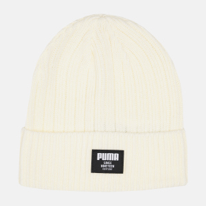 Шапка Puma Ribbed Classic Beanie 2283108 Слонова кістка (4064533034150) в Хмельницькому