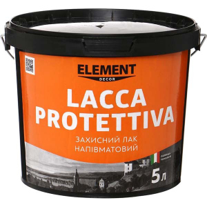 Захисний напівматовий лак LACCA PROTETTIVA ELEMENT DECOR 5 л в Хмельницькому