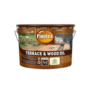 PINOTEX TERRACE & WOOD OIL Тонована атмосферостійка деревозахисна олія 10 л краща модель в Хмельницькому