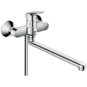 Кран для ванны однорукояточный с длинным носиком HANSGROHE LOGIS хром латунь 71402000 ТОП в Хмельницком