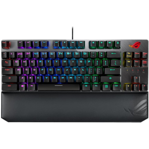 Клавіатура провідна Asus ROG Strix Scope TKL Deluxe Cherry MX Silent Red RGB USB (90MP00N5-BKRA00) ТОП в Хмельницькому