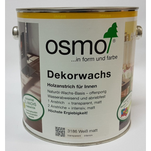 Кольорова олія OSMO DEKORWACHS Intensive töne 3186 – біла матова, 0.75 л. краща модель в Хмельницькому