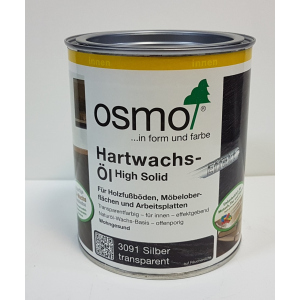 Масло с твердым воском OSMO HARTWACHS - ÖL Silber|Gold Effekt 3091 ( серебро ) 0.75 л.