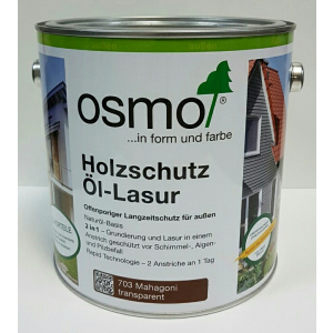 Защитное масло – лазурь OSMO HOLZSCHUTZ ÖL-LASUR 703 (махагон) 2.5 л. в Хмельницком