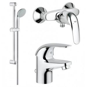 хорошая модель Набір змішувачів Grohe Euroeco 123232S