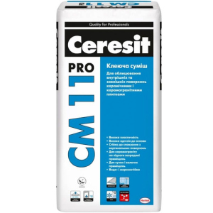 хорошая модель Клеящая смесь для плитки Ceresit CM 11 pro 27кг