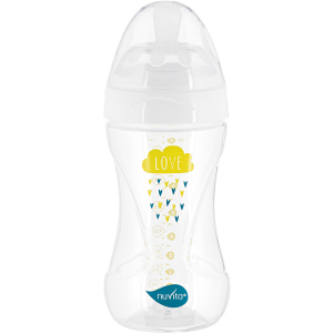 Детская Антиколиковая бутылочка для кормления Nuvita Mimic Collection 250 мл Белая (NV6031BIANCO)
