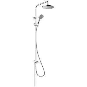 Душова система Hansgrohe Vernis Blend Showerpipe 200 1jet Reno EcoSmart, Chrome (26099000) краща модель в Хмельницькому