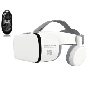 Окуляри віртуальної реальності Bobo VR Z6 + пульт+навушники Bluetooth 110 ° White ТОП в Хмельницькому