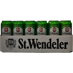 Упаковка пива St.Wendeler Lager светлое фильтрованное 5.3% 0.5 л.х 24 шт (4002631024161G) в Хмельницком