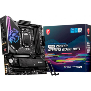 Материнська плата MSI MPG Z590M Gaming Edge WiFi (MPG Z590M GAM EDGE WIFI) надежный